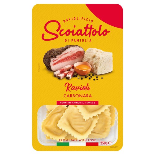 Scoiattolo Ravioli Carbonara 250G