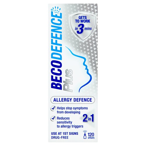 Becodefence Plus Allergy Defence Nasal Spray - Non-drowsy - 120 sprays