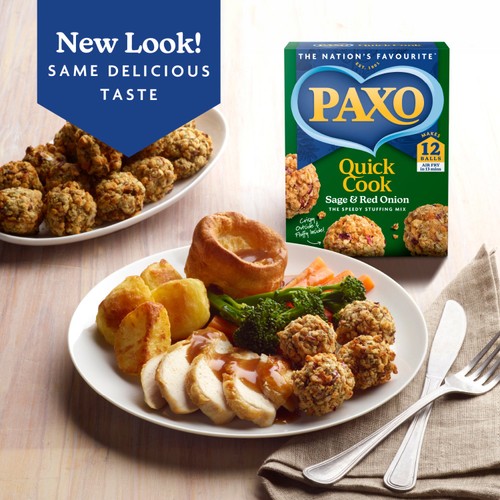 Paxo Quick Cook Sage & Red Onion Stuffing Mix 150g