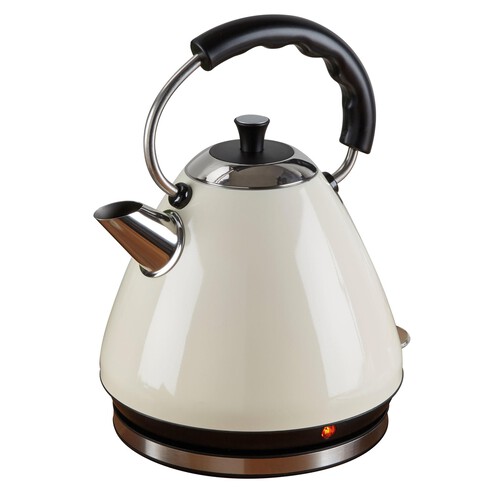 Morrisons 1.7 Litre Cream Venice Dome Kettle 