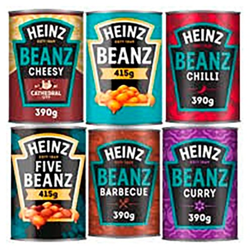 Heinz Mixed Five Baked Beans in a Rich Tomato Sauce 415g