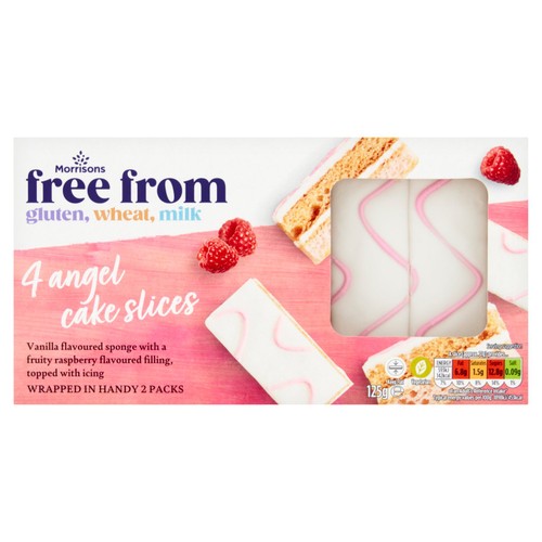 Morrisons angel cake slices