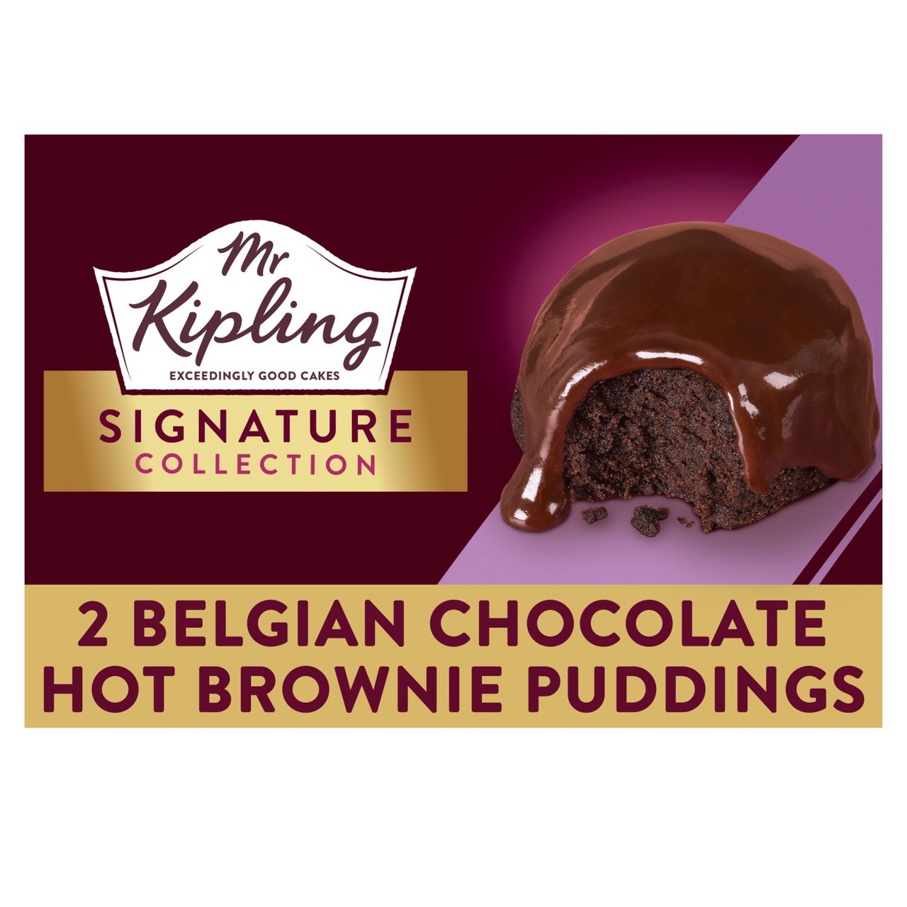 Mr Kipling Signature Belgian Chocolate Brownie Pudding