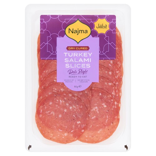 Najma Sliced Turkey Salami Slices