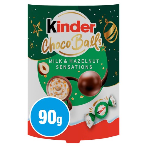 Kinder Choco Balls Milk & Hazelnut Sensations   90g