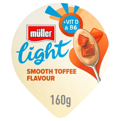 Muller Light Toffee Fat Free Yogurt 