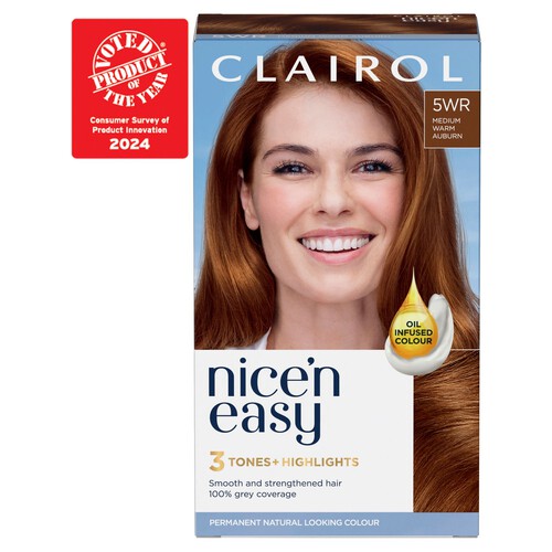 Nice 'N Easy Permanent Colour 5WR Natural Warm Auburn (109A) Hair Dye