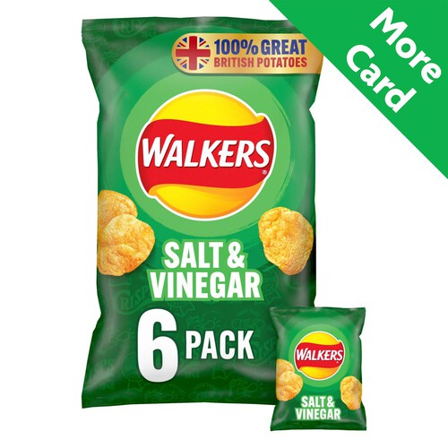 Walkers Salt & Vinegar Multipack Crisps 