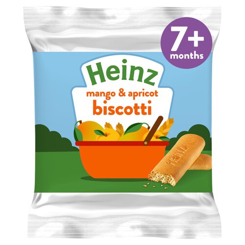 Heinz 7 Mths + Mango & Apricot Biscotti Biscuits