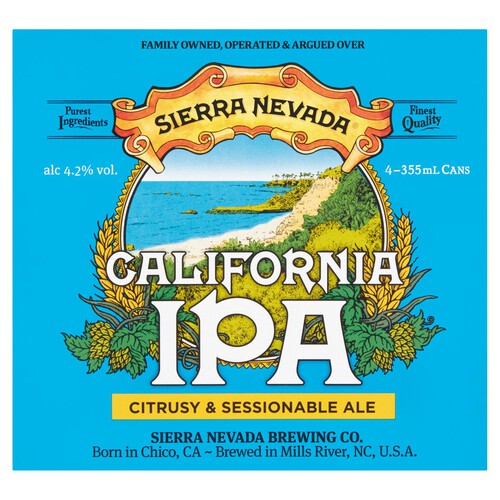 Sierra Nevada California Ipa Cans (Abv 4.2%)