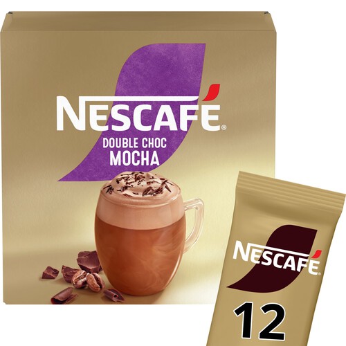 Nescafe Gold Double Choc Mocha 12 Sachets