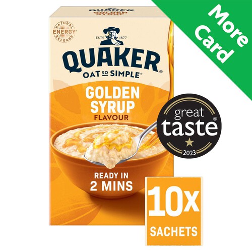 Quaker Oat So Simple Golden Syrup Porridge Sachets