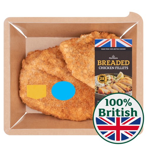 Morrisons 2 Breaded Chicken Fillets 