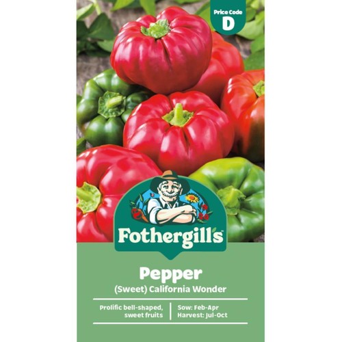 Mr Fothergills Pepper California Wonder Seeds