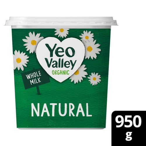 Yeo Valley Organic Natural Whole Milk Yogurt 950g
