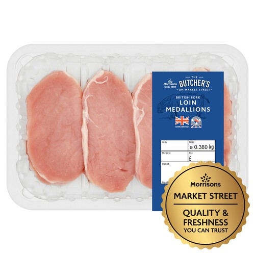 Market Street British Pork Loin Medallions