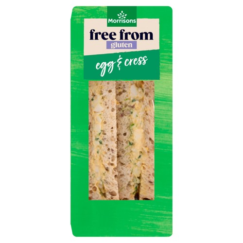 Morrisons Gluten Free Egg & Cress Sandwich