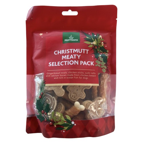Morrisons Christmutt Meaty Selection Pack Dog Treats