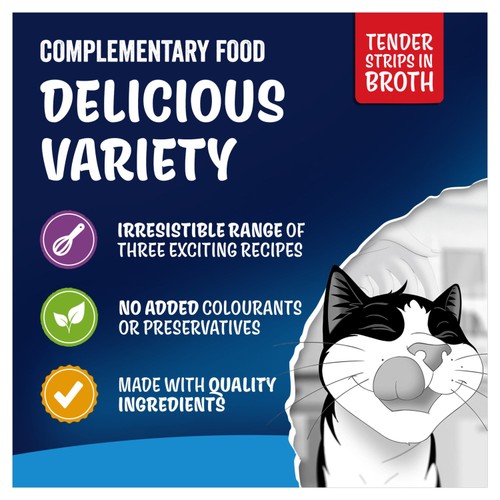 Felix Soup Tender Strips Fish Selection Wet Cat Food 
