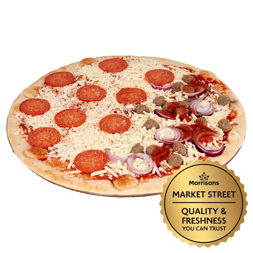 Market Street Half & Half 14 Pepperoni X Meatball Marinara Pizza