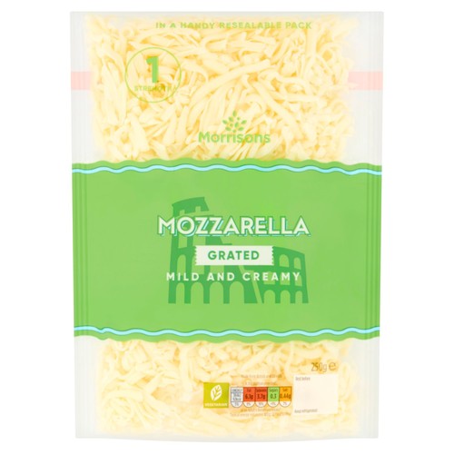 Morrisons Grated Mozzarella 250g