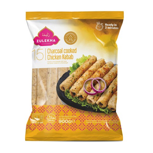 Zulekha Halal Charcoal Cooked Chicken Kebabs 900g - Morrisons