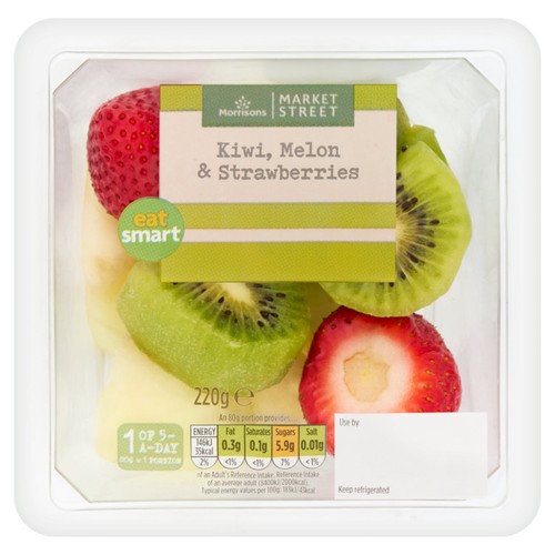 Morrisons Kiwi, Strawberries & Melon 220g