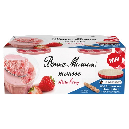 Bonne Maman Strawberry Mousse Dessert 