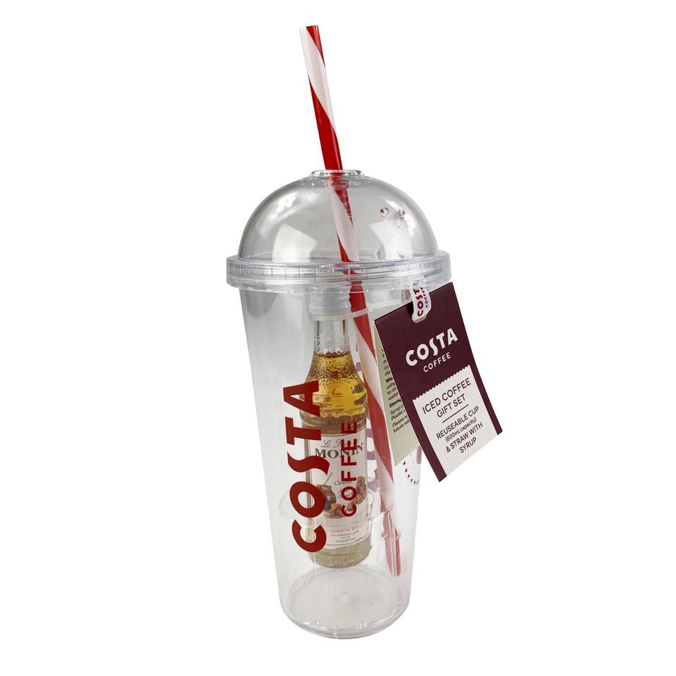 Costa Coffee Iced Coffee Cup And Syrup Gift Set Morrisons Online