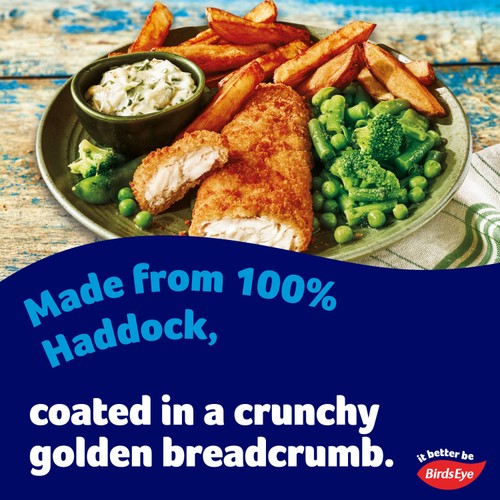 Birds Eye 4 Breaded Haddock Fish Fillets
