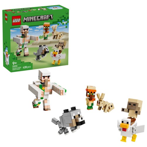 Lego Minecraft Chicken Jockey Desert Attack 21592