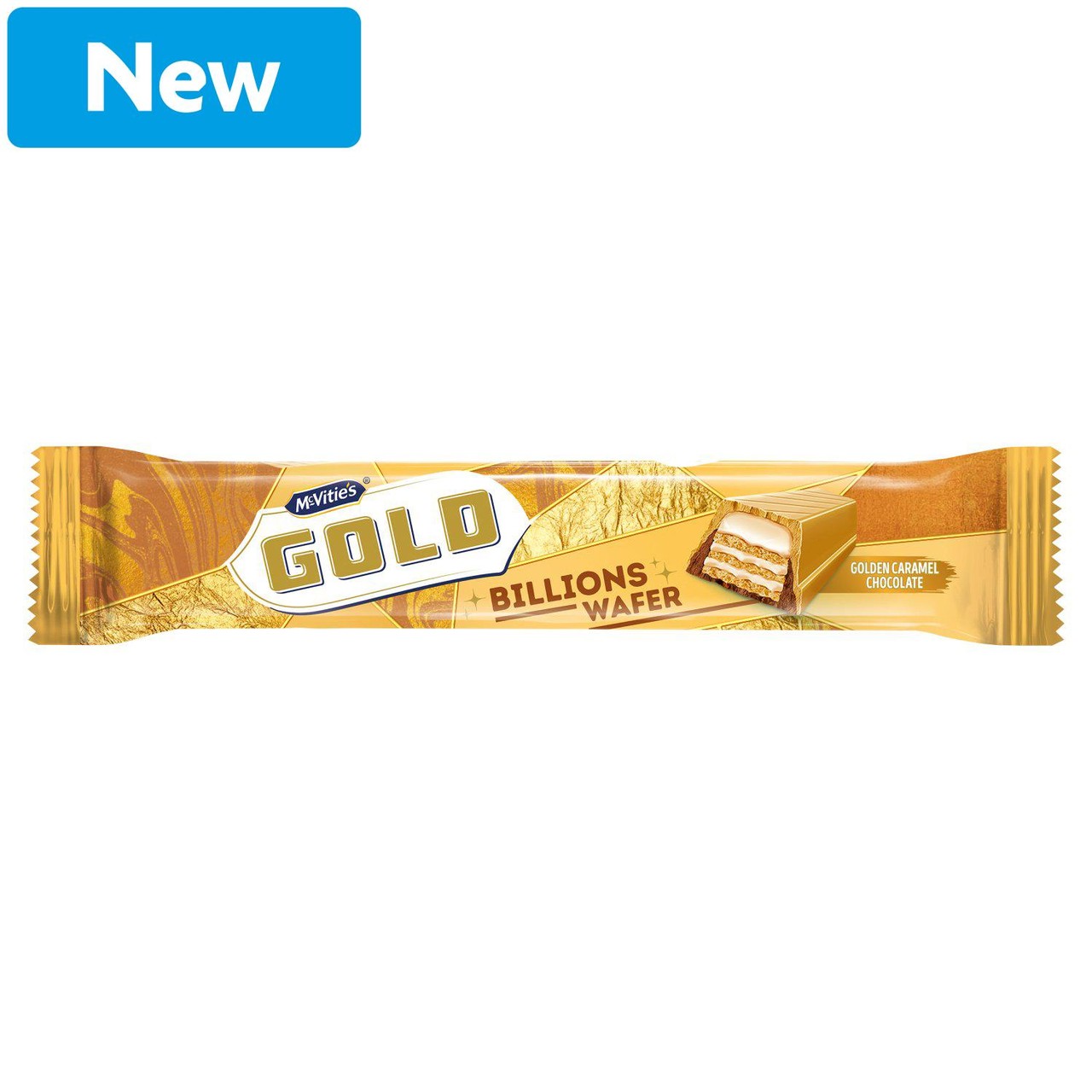 McVitie's Gold Billions Wafer Golden Caramel Chocolate 39g