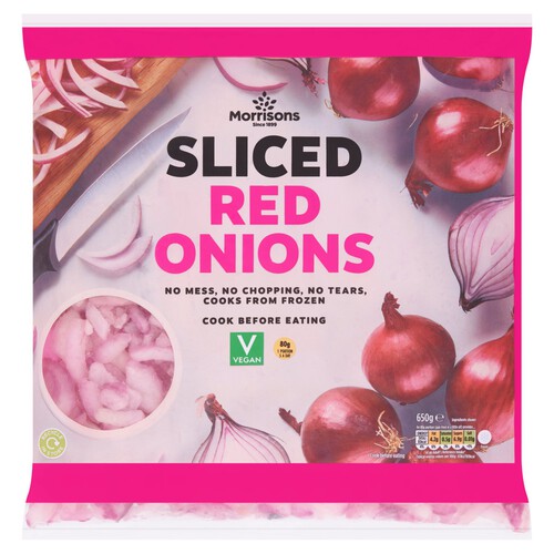 Morrisons Sliced Red Onion