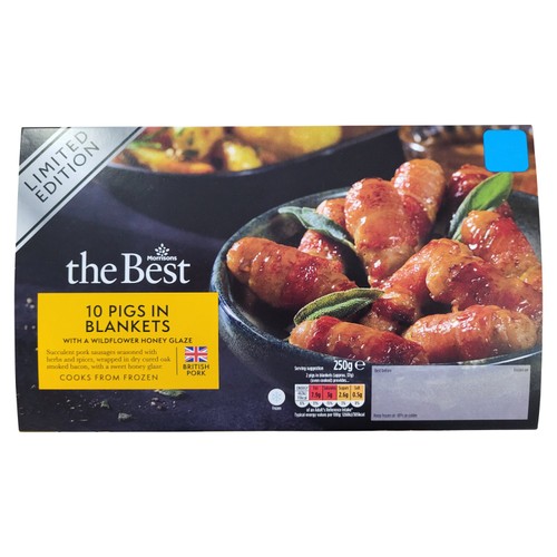 Morrisons The Best Limited Edition Pigs In Blankets With A Honey Glaze 250g
