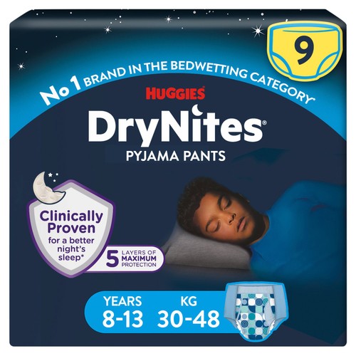 Huggies Drynites Pyjama Pants 8-13 Boy