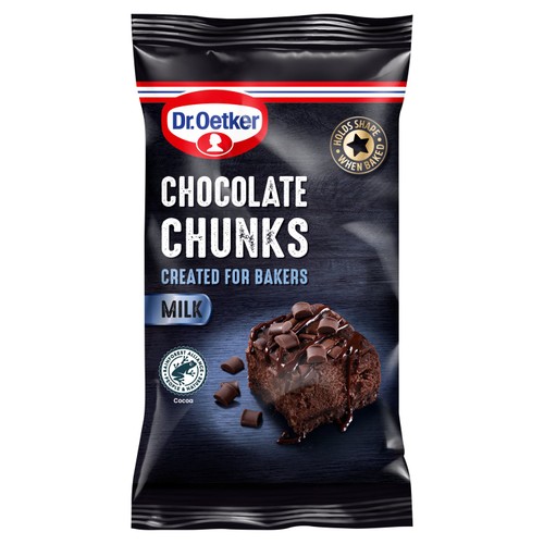 Dr. Oetker Milk Chocolate Chunks 