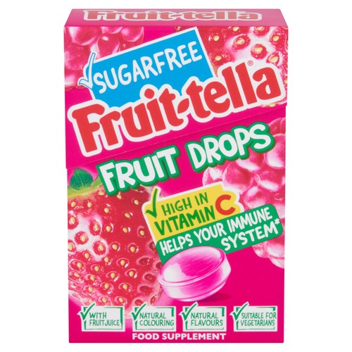 Fruittella Sugar Free Fruit Drops Redberry Mix