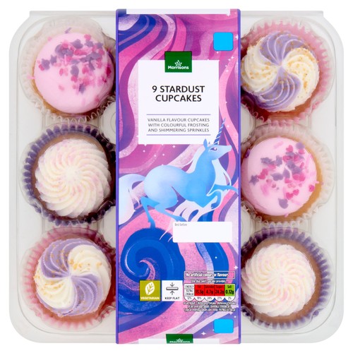 Morrisons Stardust Cupcakes 9Pk