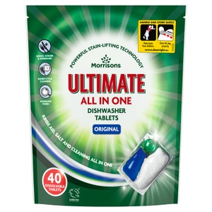 Morrisons Premium Dishwasher Tablets Original