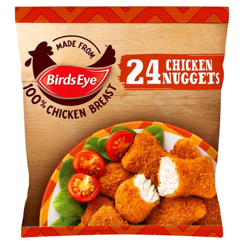 Birds Eye 24 Chicken Nuggets With Golden Wholegrain