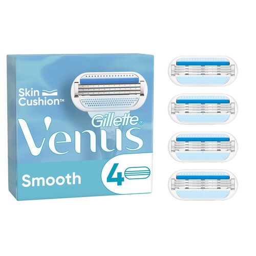 Venus Smooth Razor Blades Refills 4 Pack