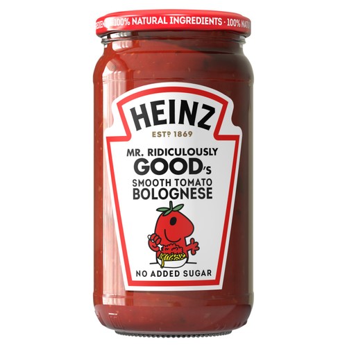 Heinz Mr. Men Smooth Bolognese Pasta Sauce 490g