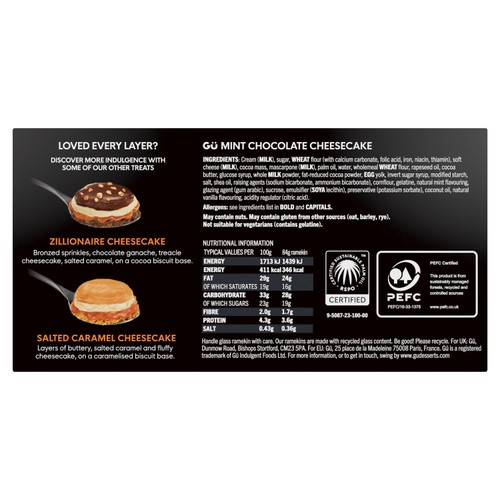 Gu Mint Chocolate Cheesecake 2 x 84g