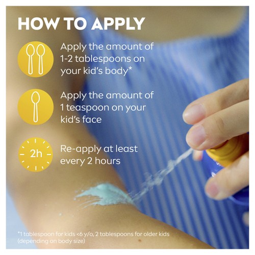NIVEA SUN Kids Protect & Care Coloured Sun Cream Spray SPF50+