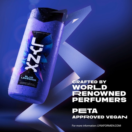 Lynx Shower Gel Blue Lavender   400ml