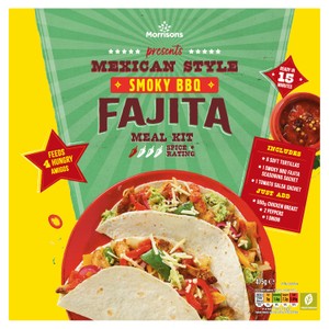 Morrisons Smoky BBQ Fajita Kit