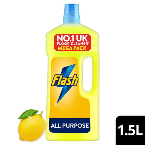 Flash Lemon Floor Cleaning Liquid