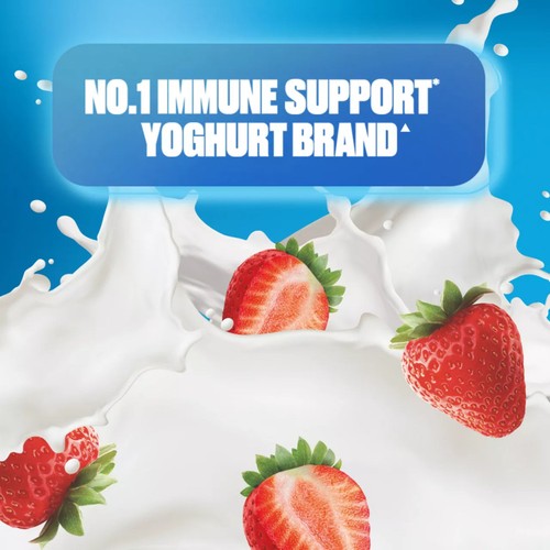 Actimel Strawberry Yogurt Drinks
