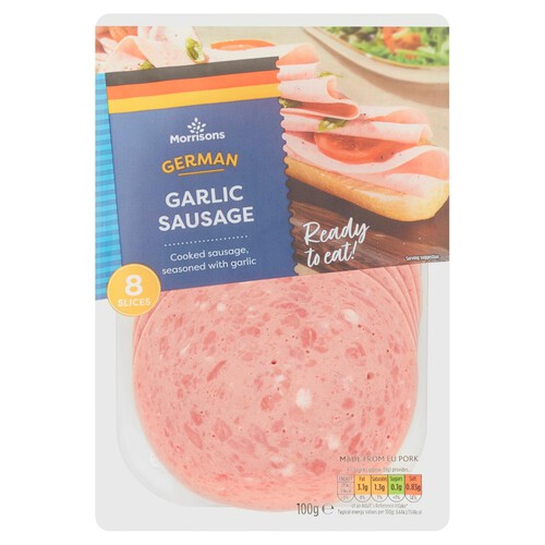 Morrisons Garlic Sausage 