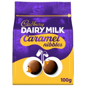 Dairy Milk Chocolate Caramel Nibbles Bag 100g